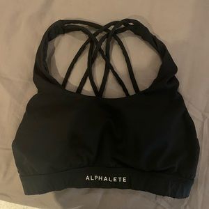 Alphalete black sports bra